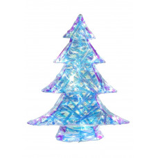 SHINY ALBERO LUMINOSO IRIDESCENTE 30 LED CM.56H A BATTERIA (2pz)